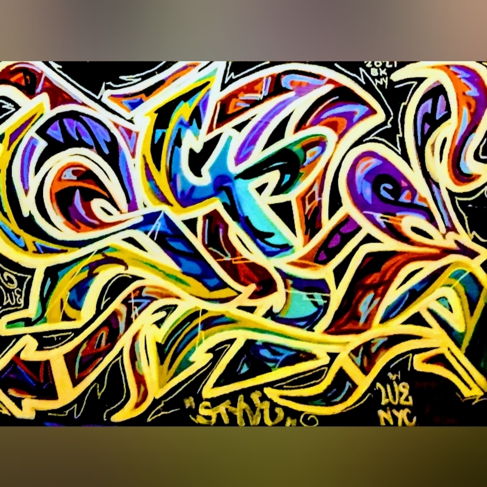 Graffiti canvas  "STYLE by Lue 1